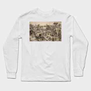 The Fair of Saint George's Day by Pieter Bruegel the Elder Long Sleeve T-Shirt